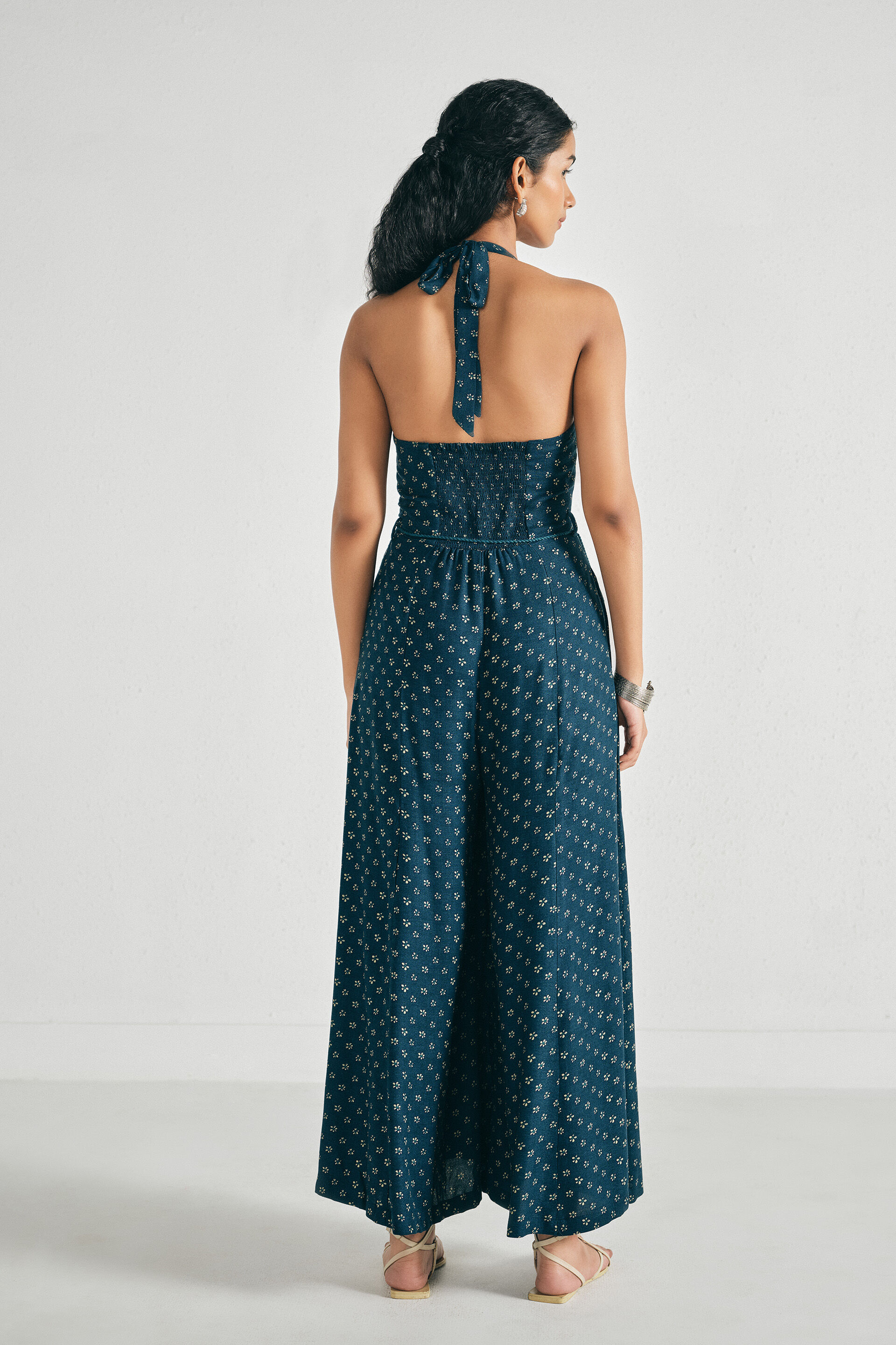 Spruha Indigo Jumpsuit, Indigo, image 5